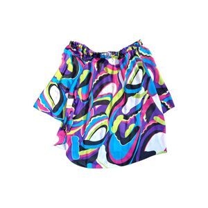 ASHLEY STEWART 26 Abstract Elastic Off the Shoulder Top - Defects (see pictures)